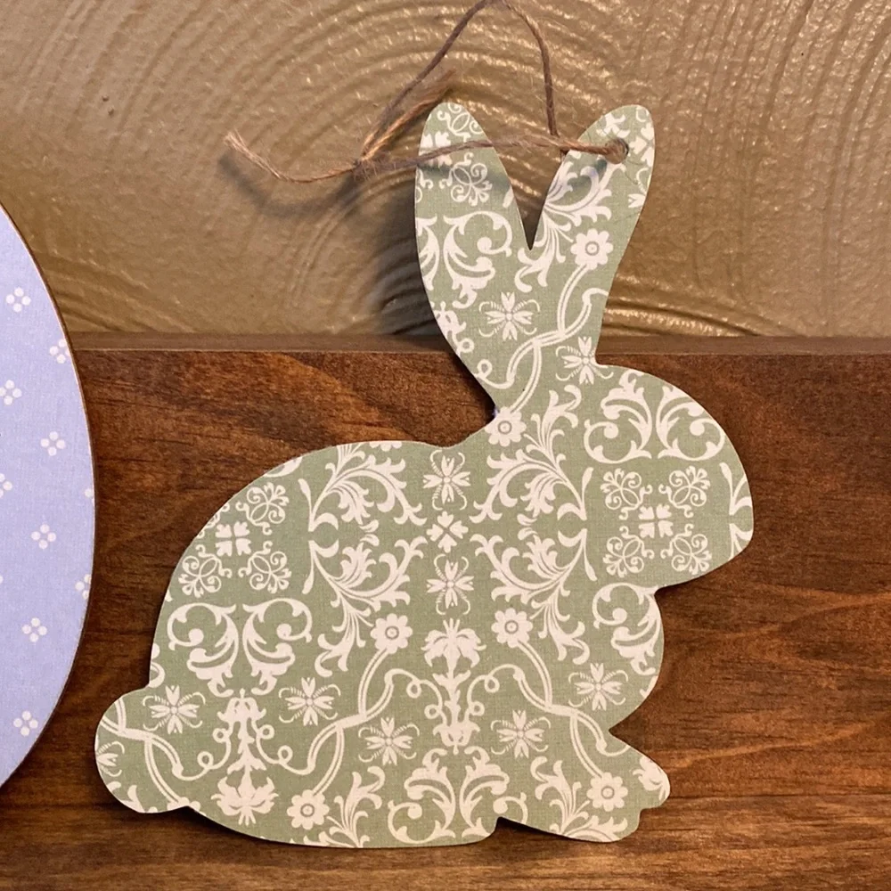 Spring Wooden Hanging Decoration set of 3